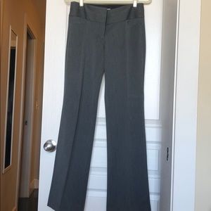 Express Low Rise Flare Editor Pant - Grey